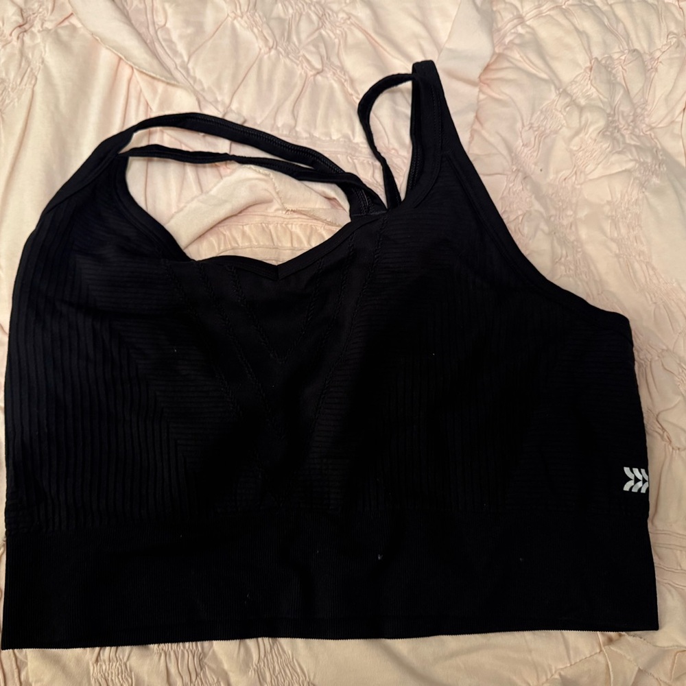Black Women's Sports Bra